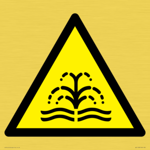 W516 Warning: fountain/water plume